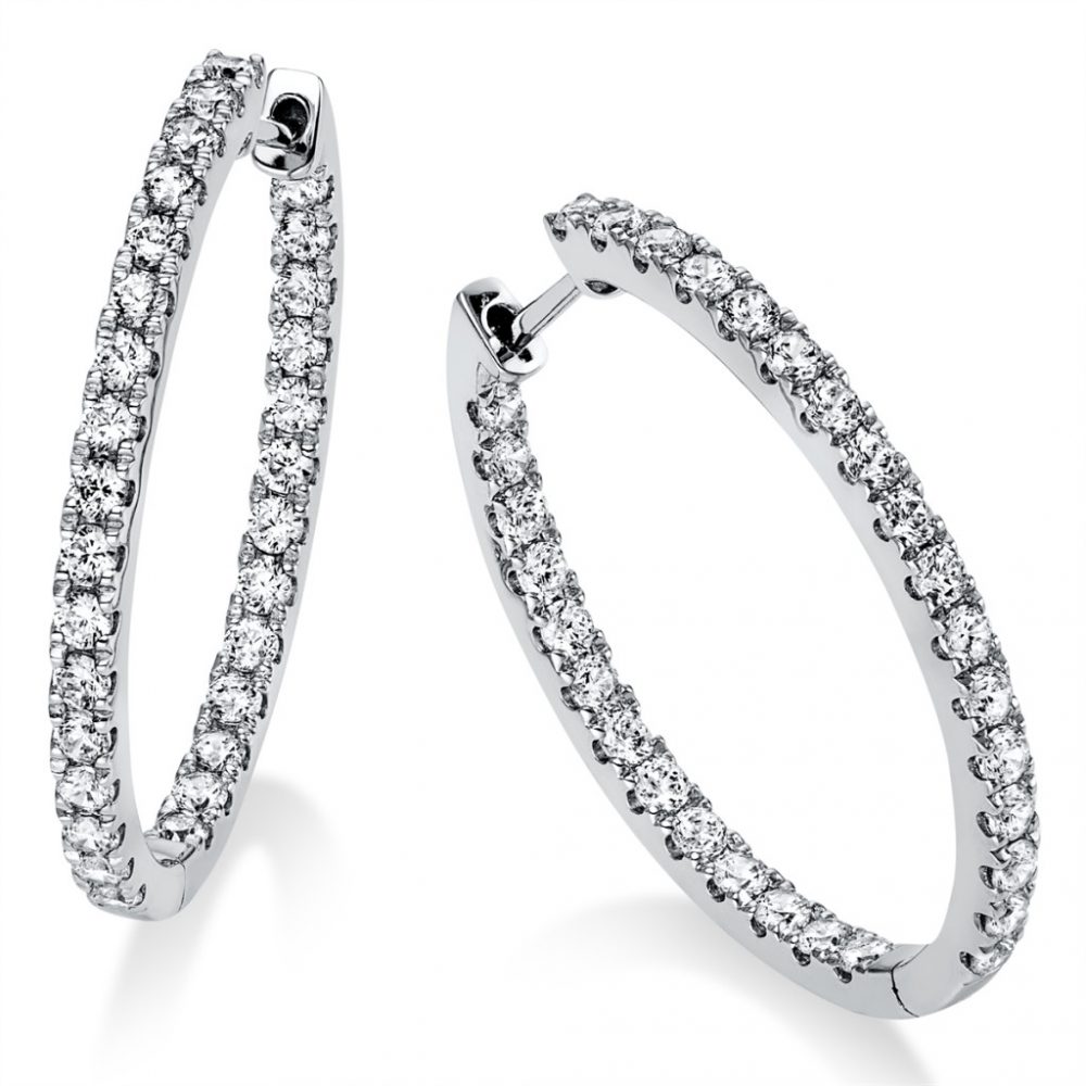 Platinum Diamond Earrings