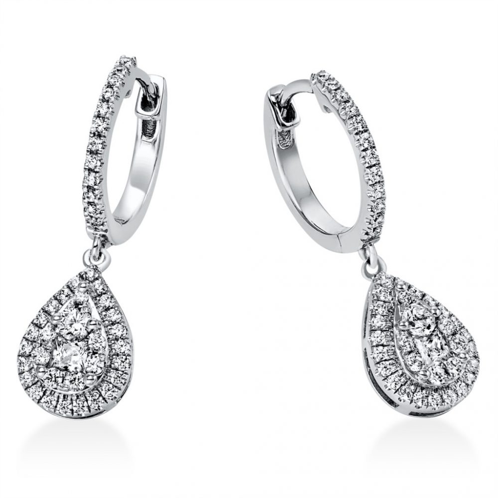 Whitegold Diamond Earrings