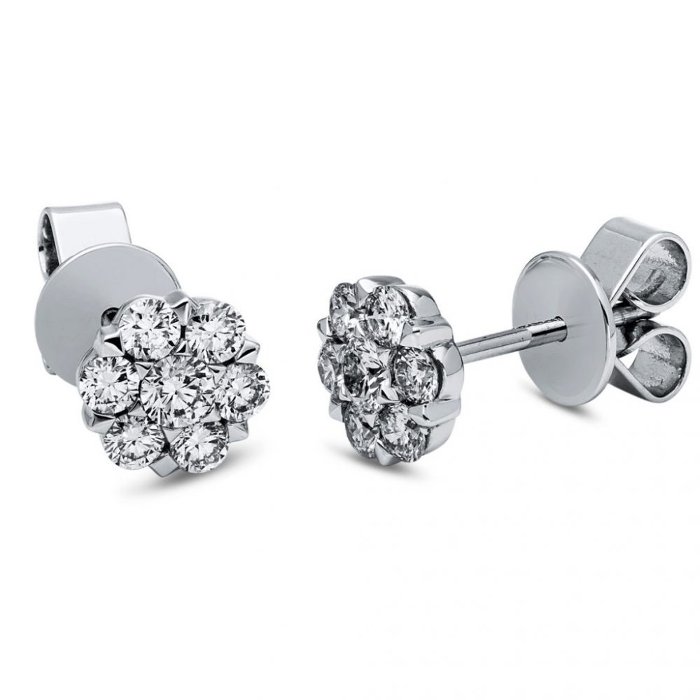 Whitegold Diamond Earrings