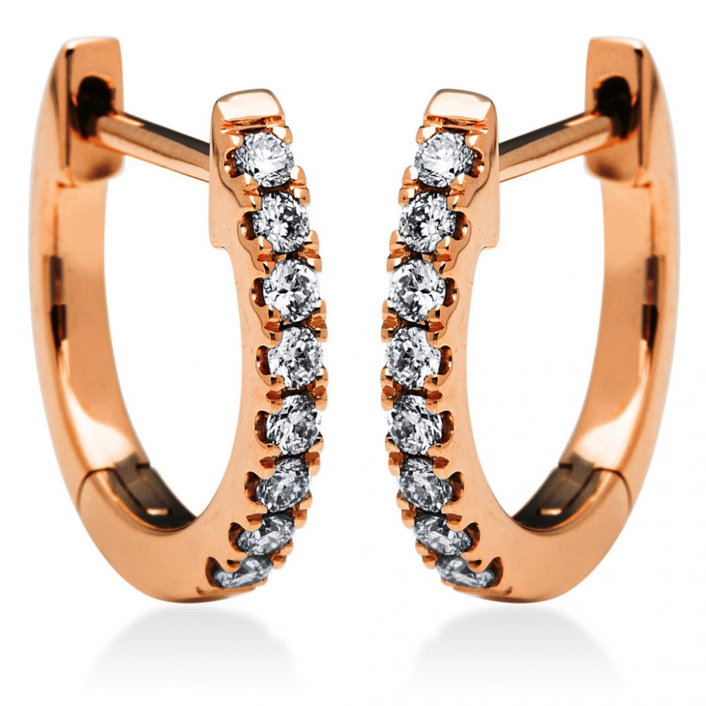 Redgold Diamond Earrings