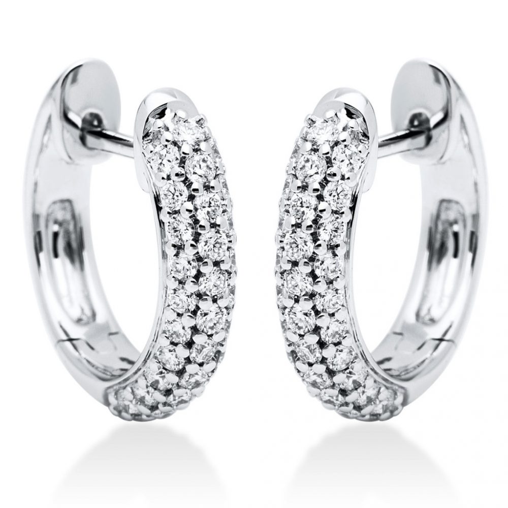 Whitegold Diamond Earrings