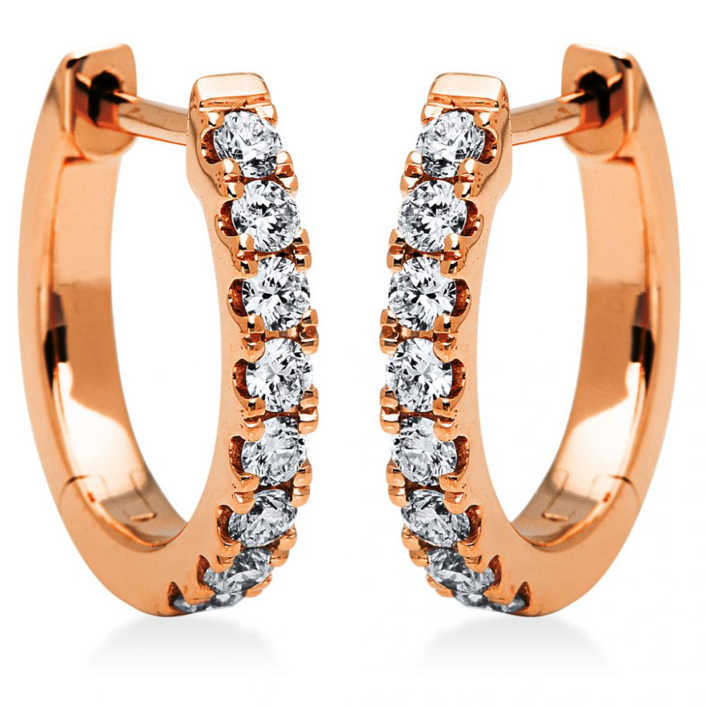 Redgold Diamond Earrings