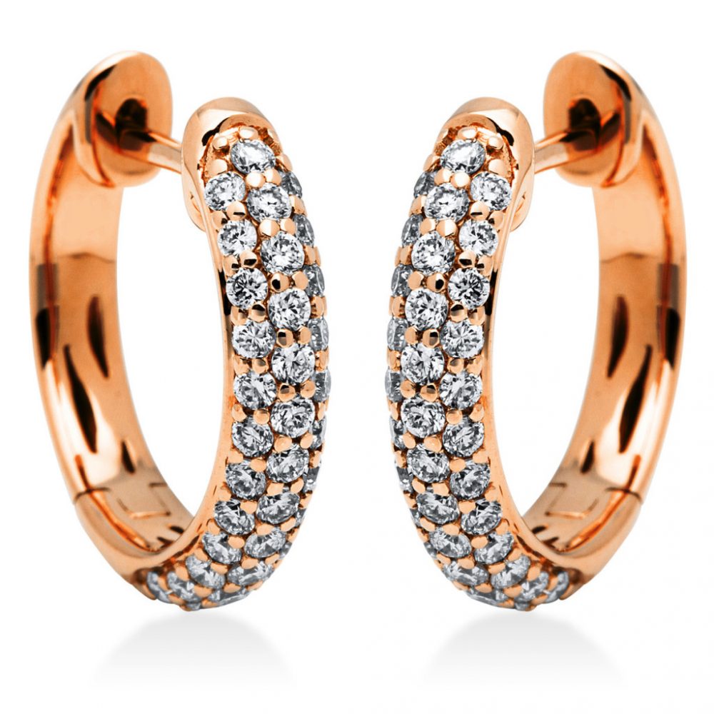 Redgold Diamond Earrings