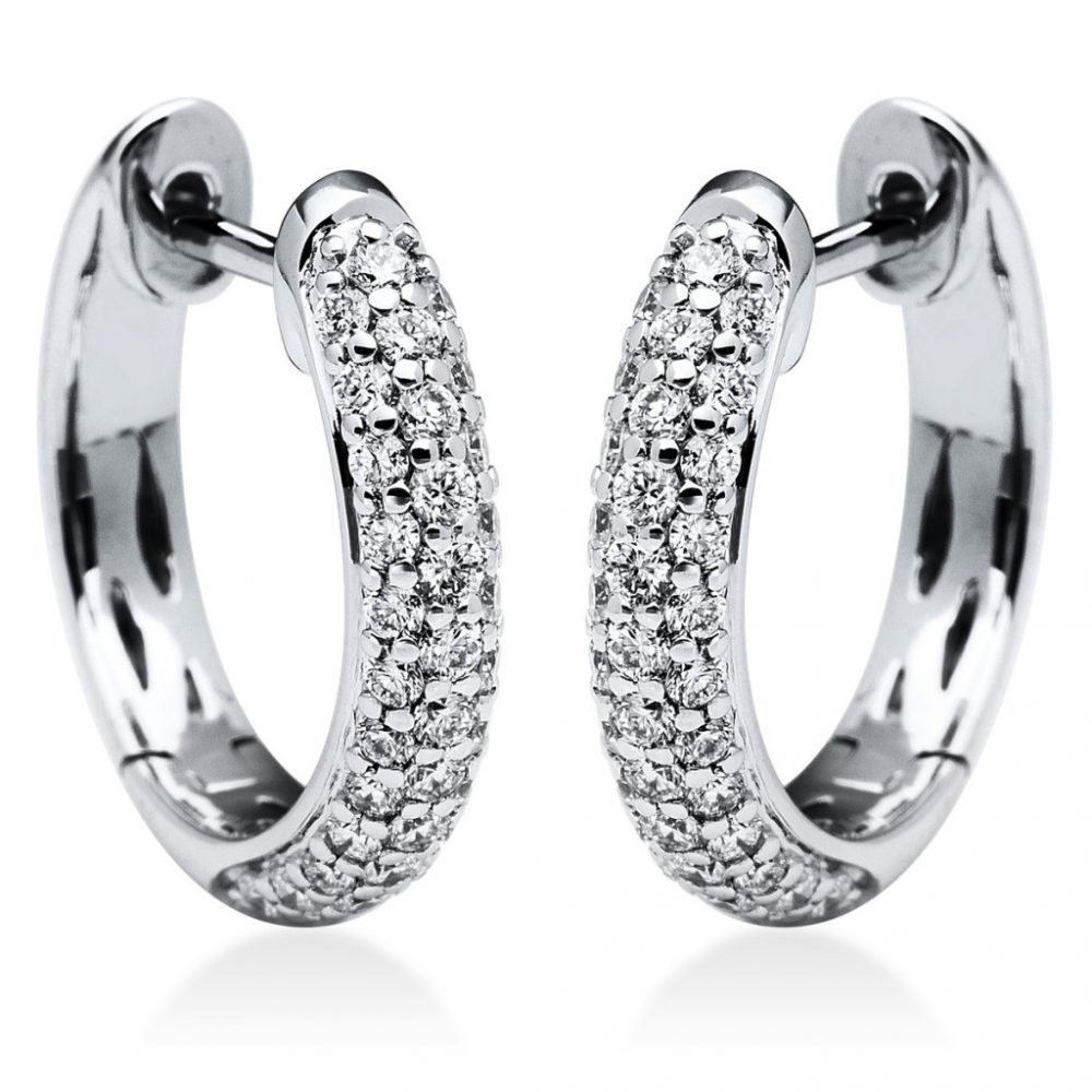 Whitegold Diamond Earrings