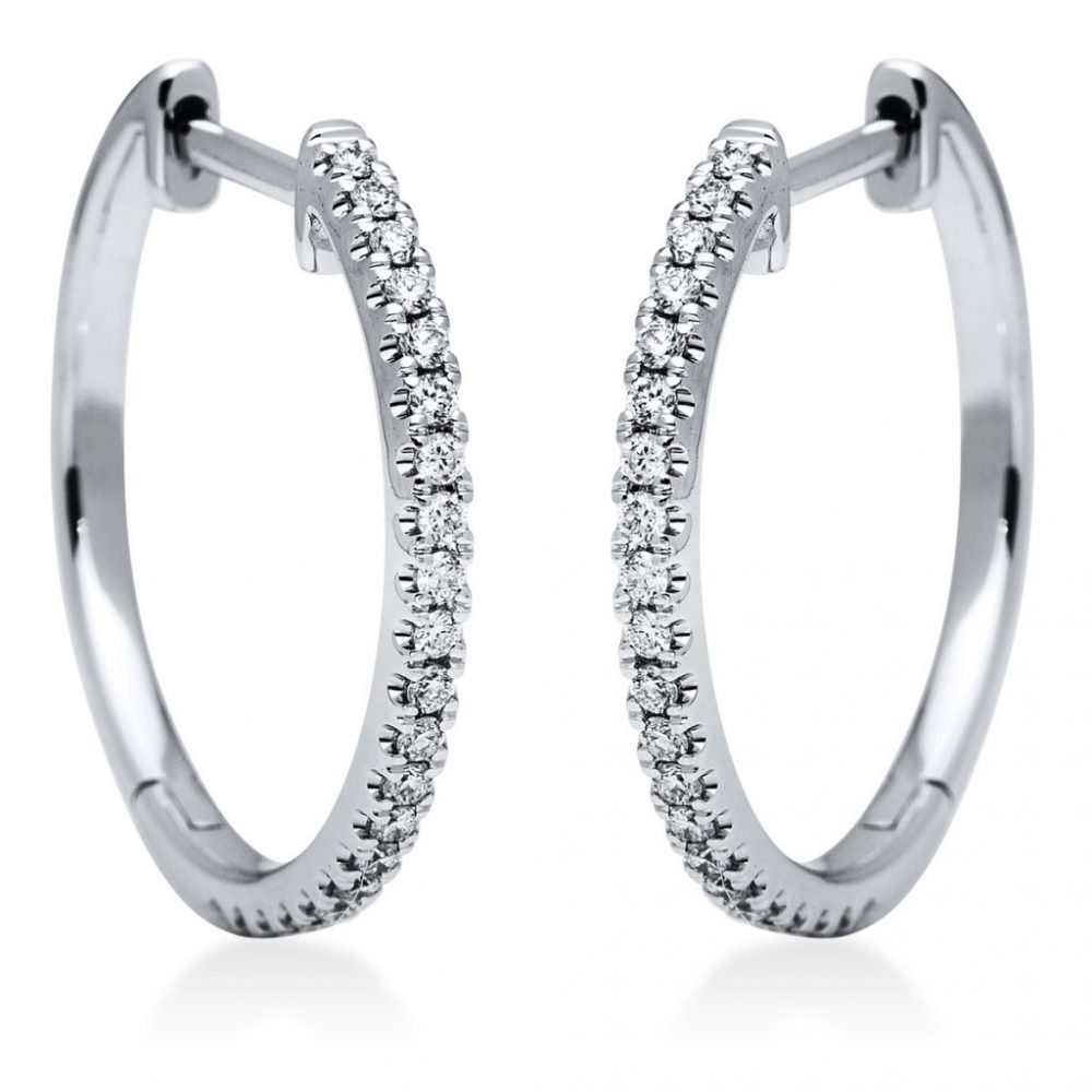 Whitegold Diamond Earrings