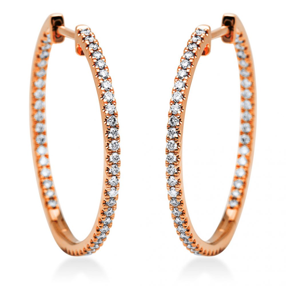 Redgold Diamond Earrings