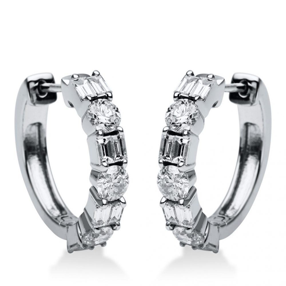 Whitegold Diamond Earrings