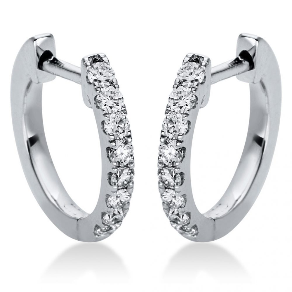 Whitegold Diamond Earrings