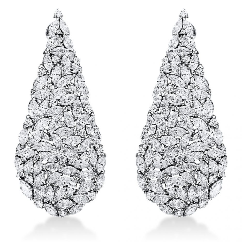 Whitegold Diamond Earrings