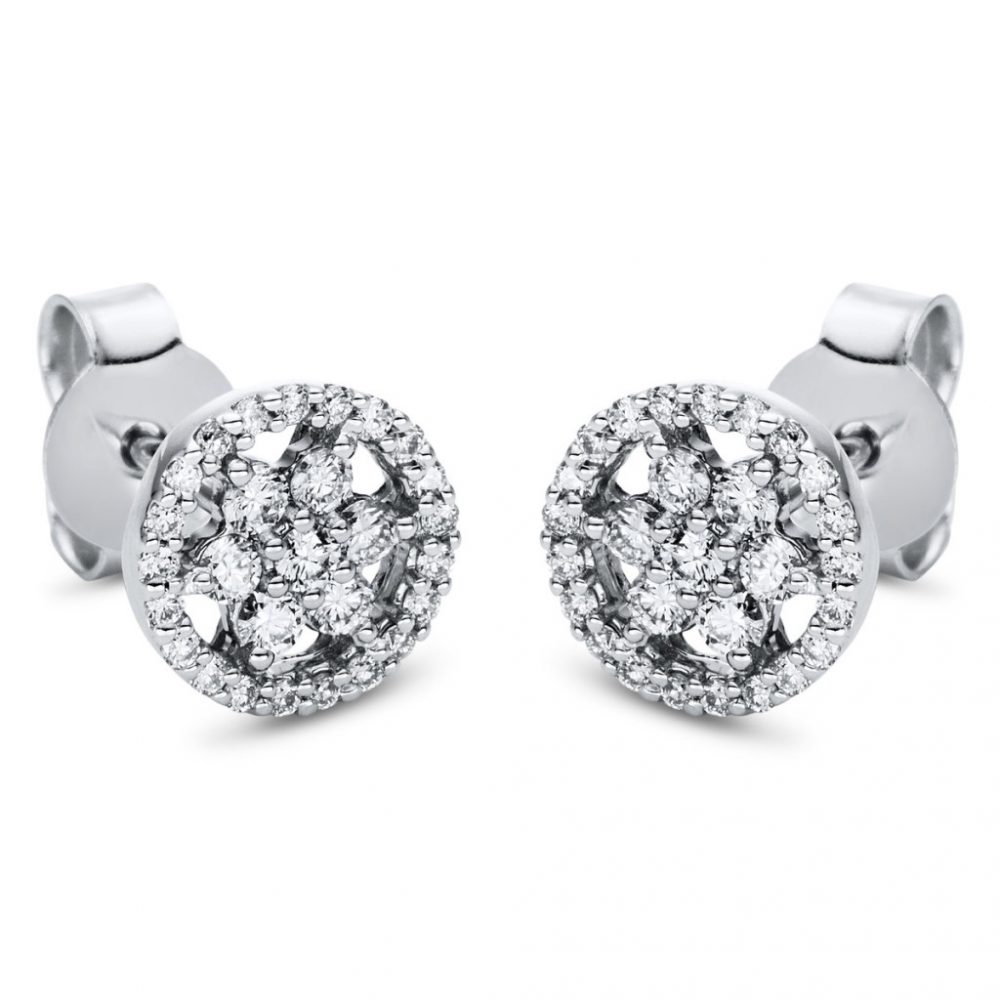 Whitegold Diamond Earrings