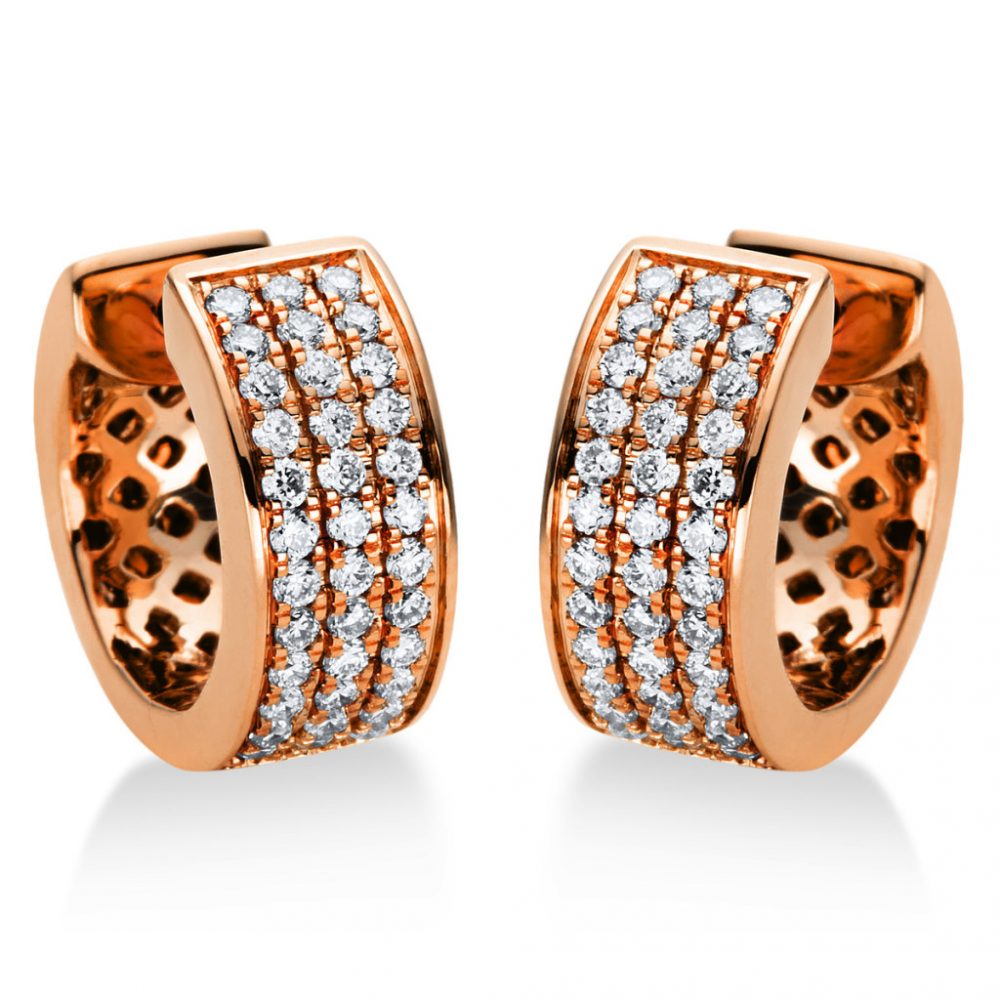 Redgold Diamond Earrings