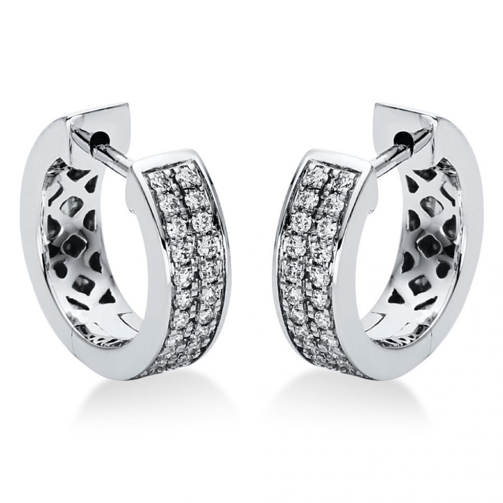 Whitegold Diamond Earrings