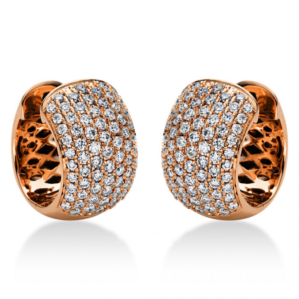 Redgold Diamond Earrings