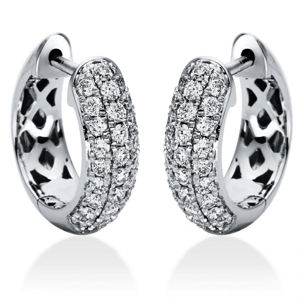 Whitegold Diamond Earrings