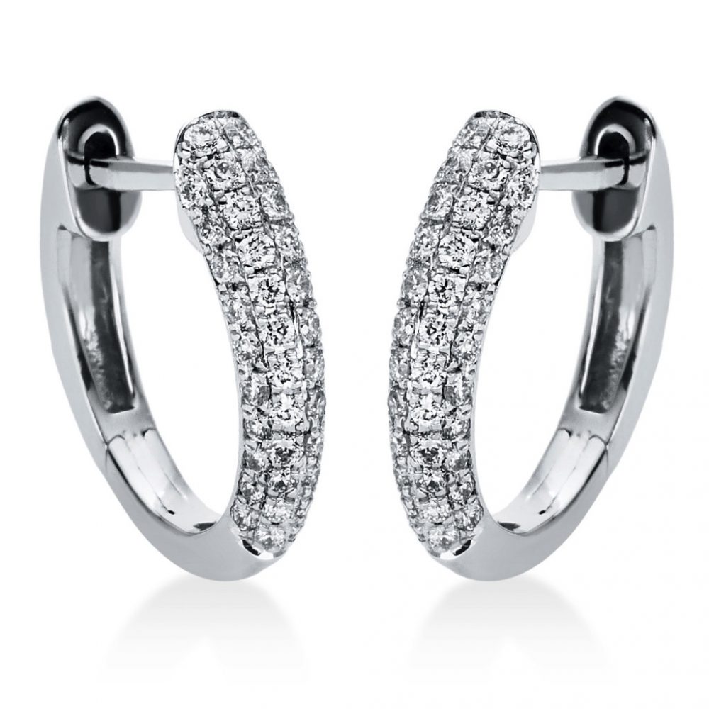 Whitegold Diamond Earrings