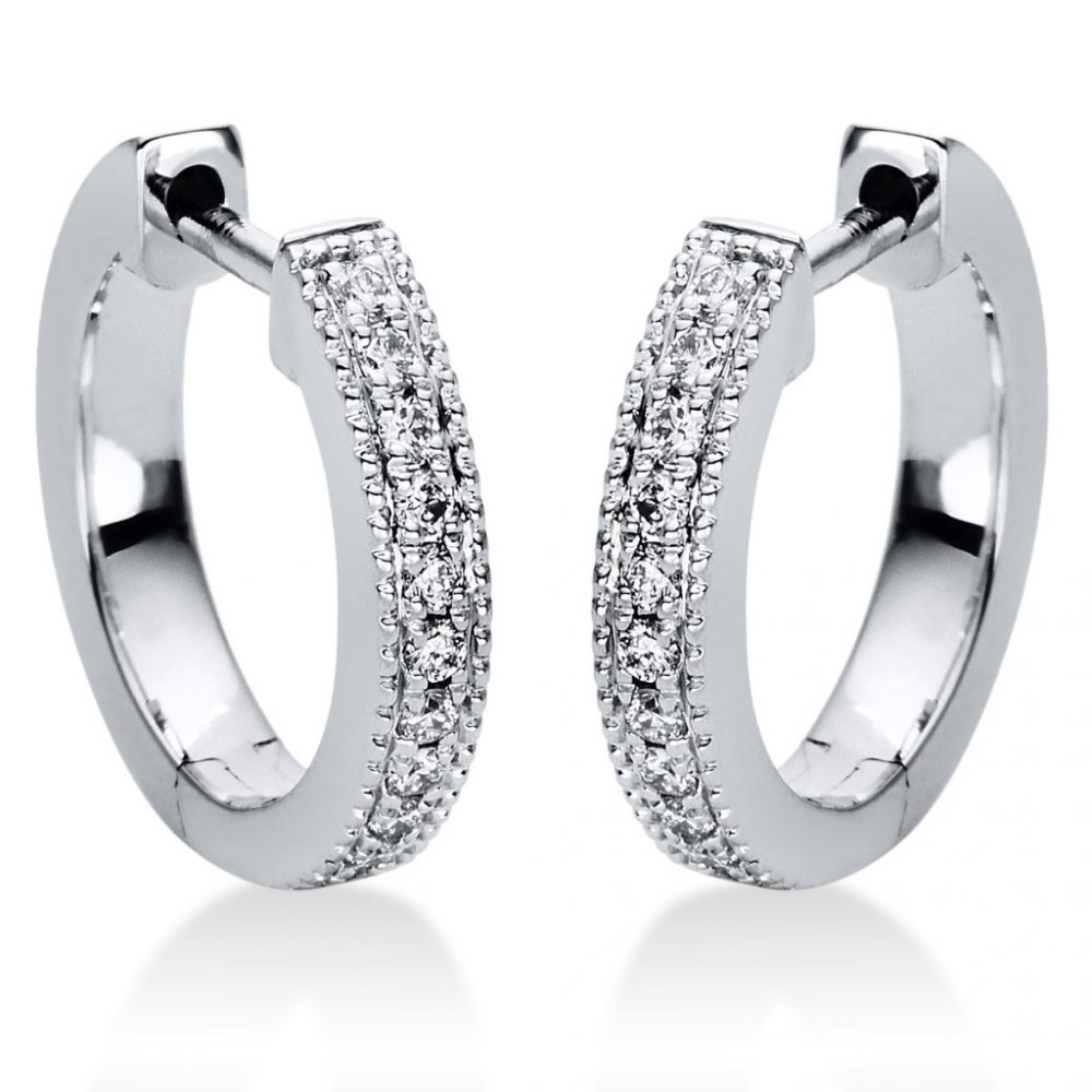 Whitegold Diamond Earrings