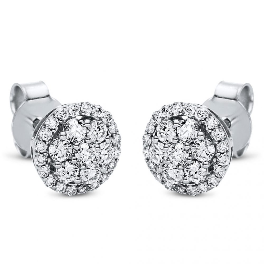 Whitegold Diamond Earrings