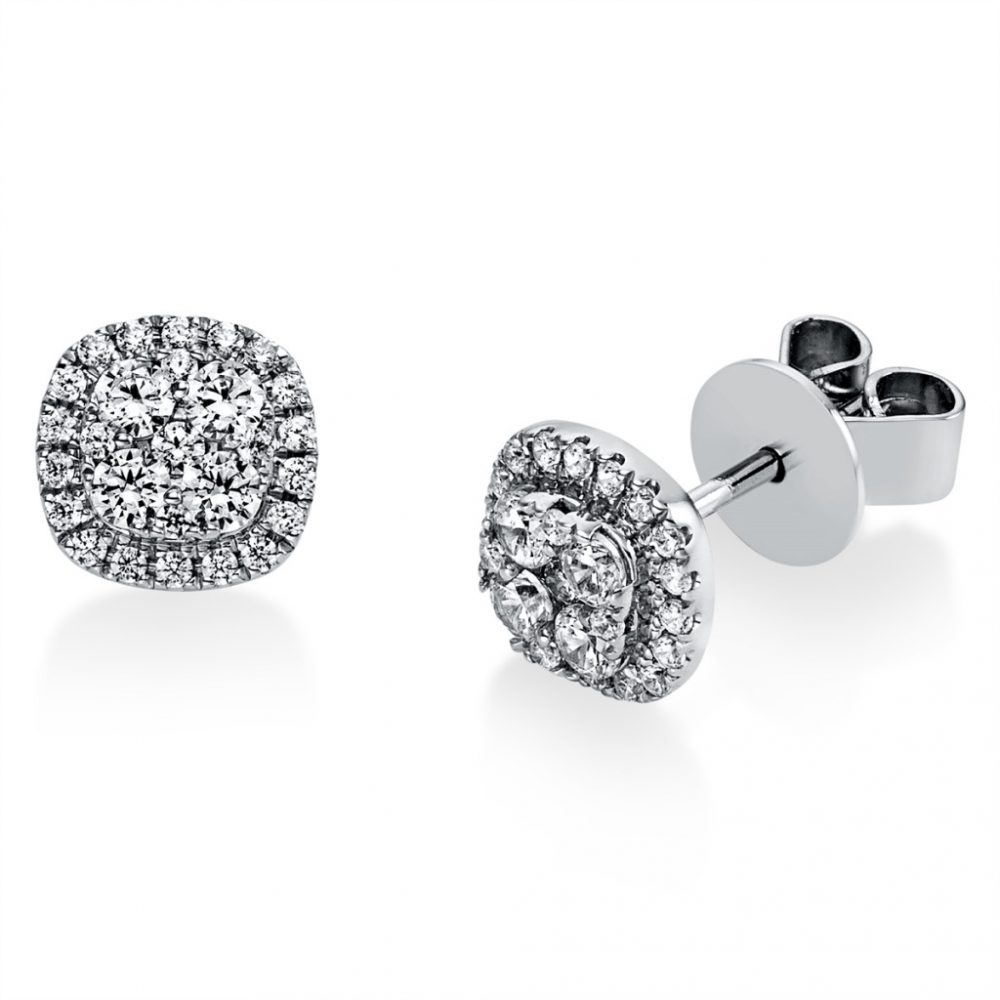 Whitegold Diamond Earrings