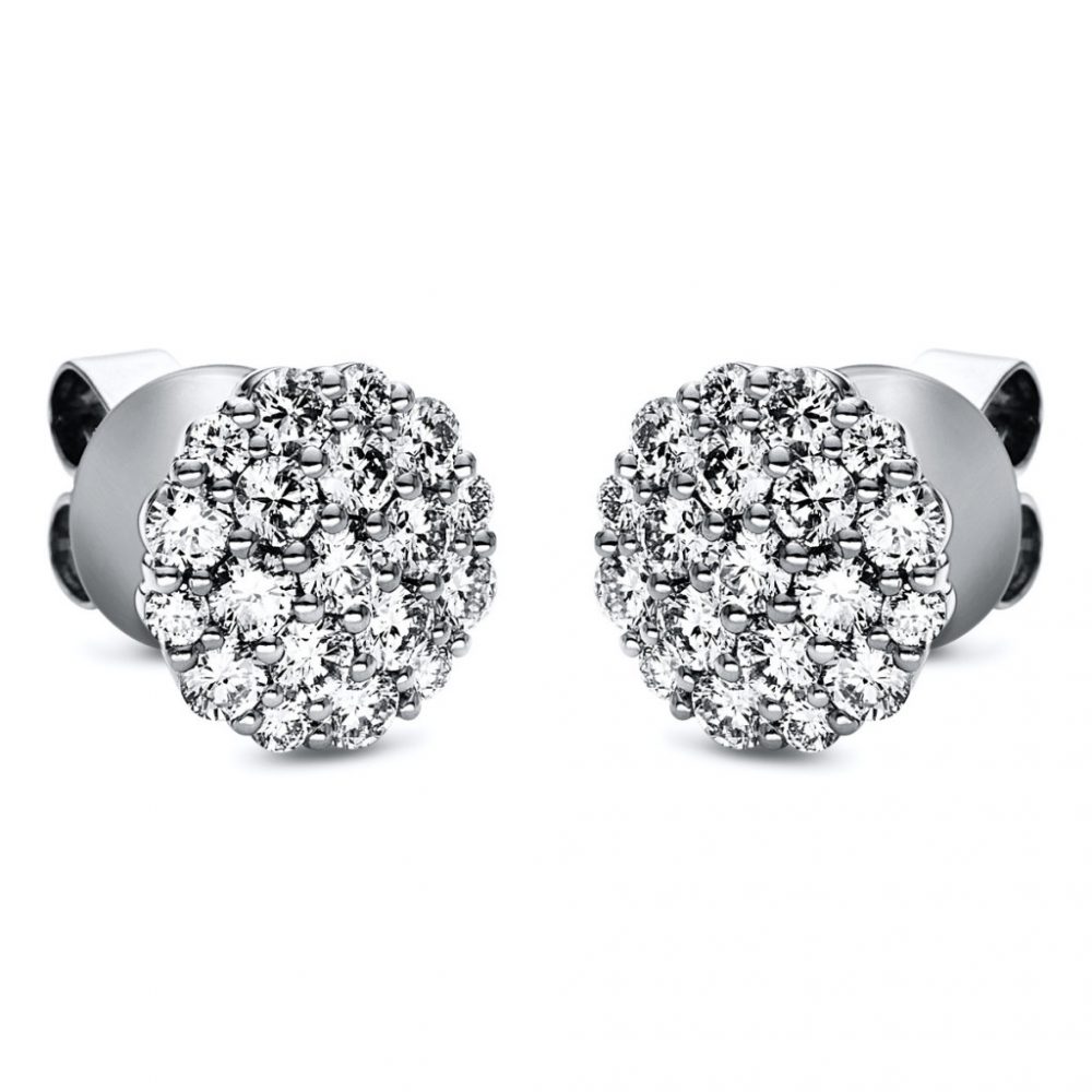 Whitegold Diamond Earrings