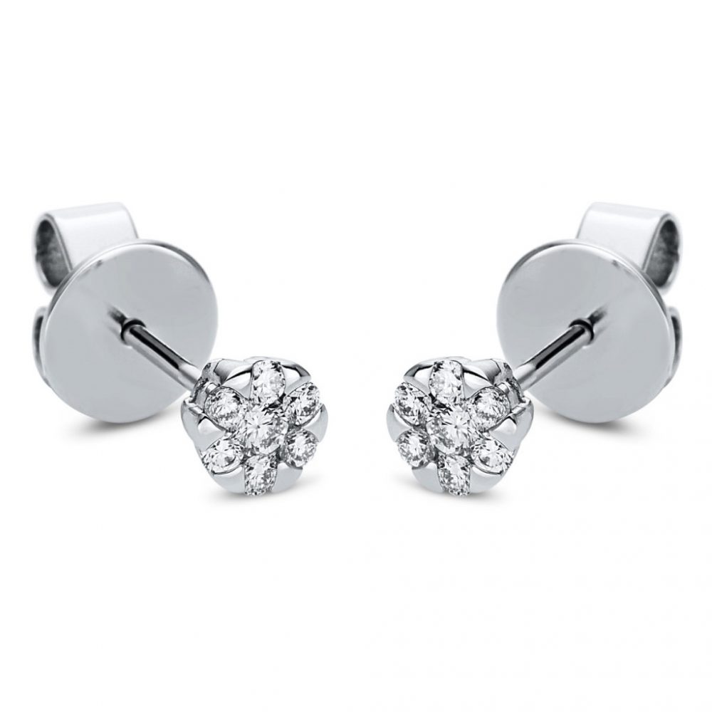 Whitegold Diamond Earrings