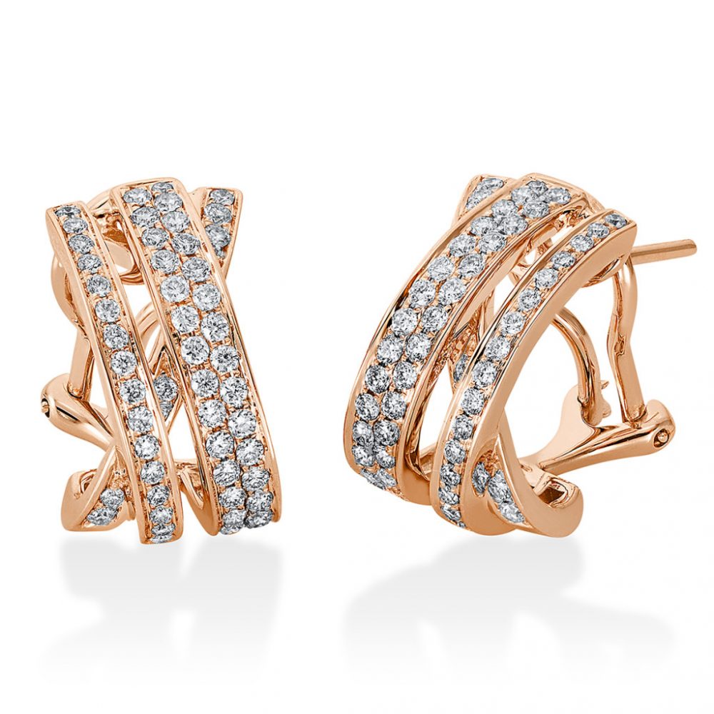 Redgold Diamond Earrings