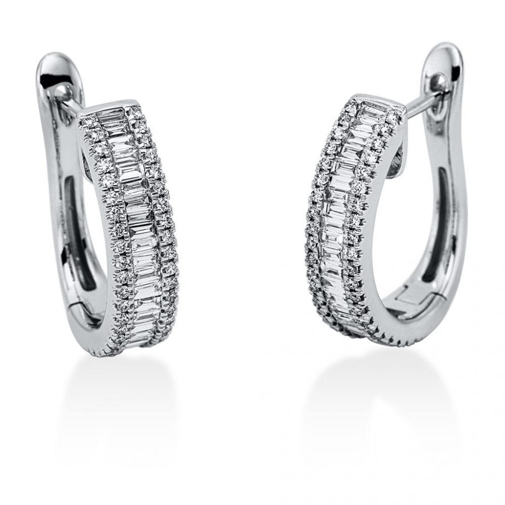 Whitegold Diamond Earrings