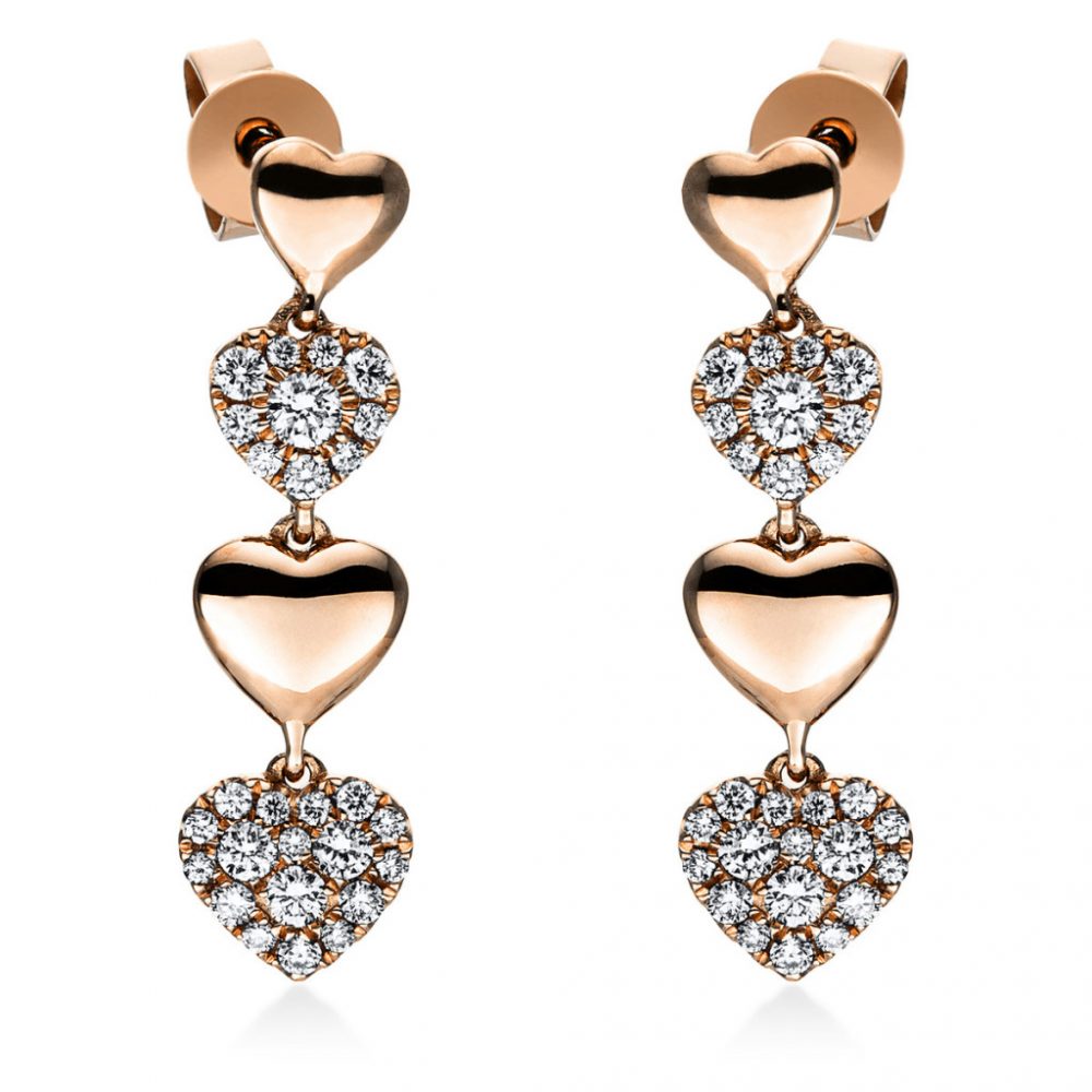 Redgold Diamond Earrings