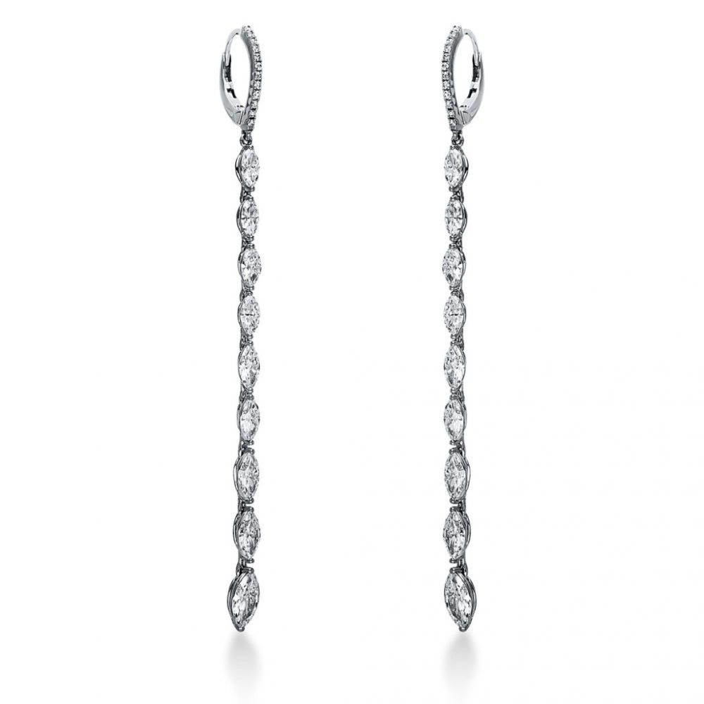 Whitegold Diamond Earrings