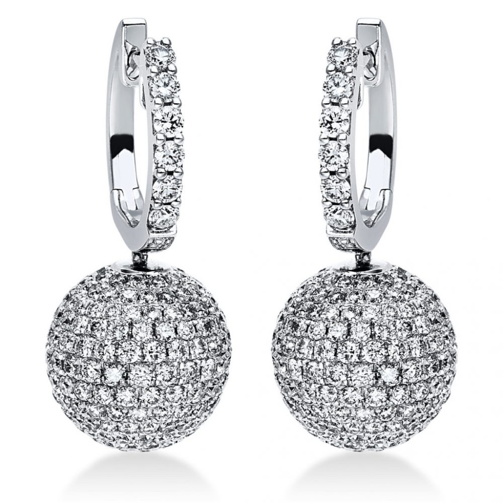 Whitegold Diamond Earrings