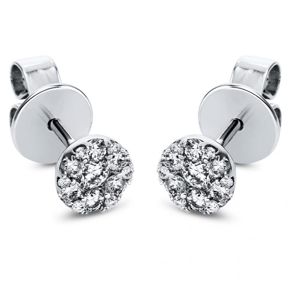 Whitegold Diamond Earrings