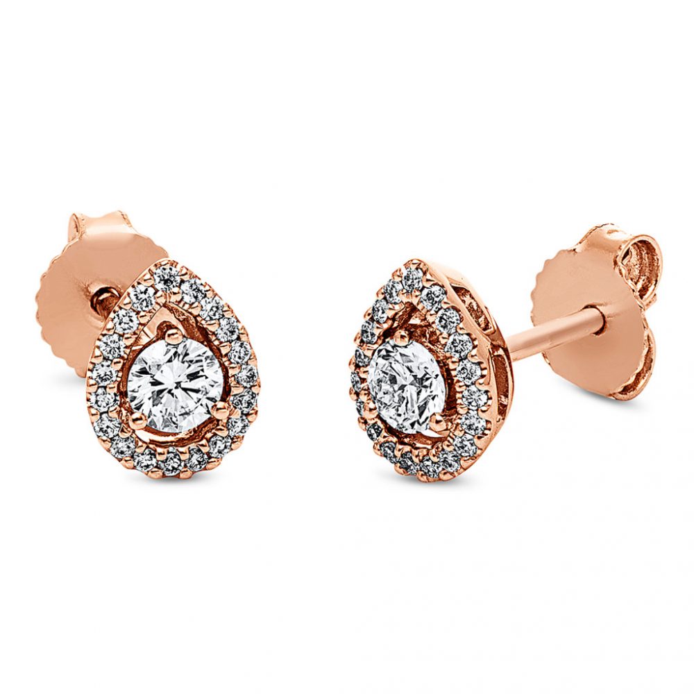 Redgold Diamond Earrings