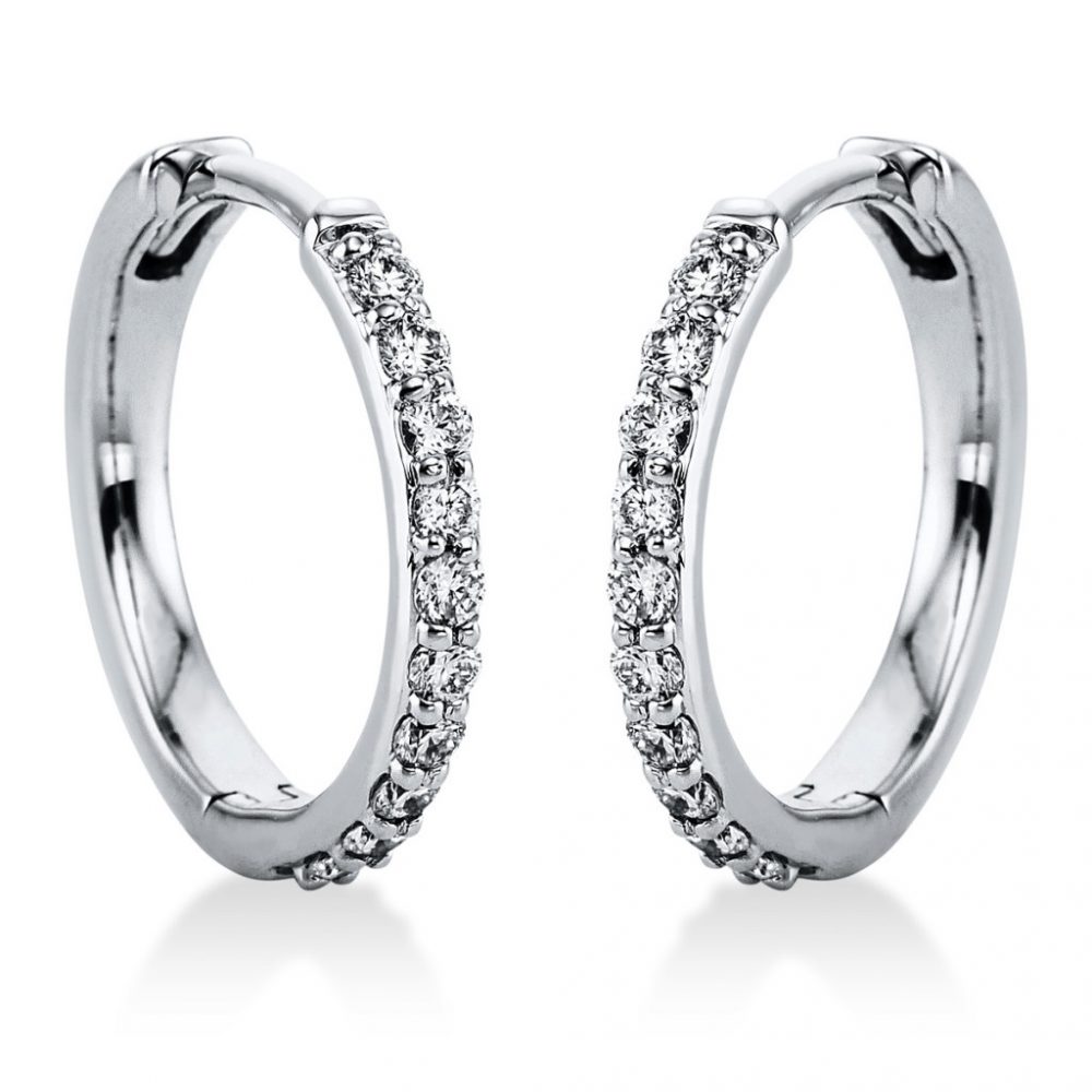 Whitegold Diamond Earrings