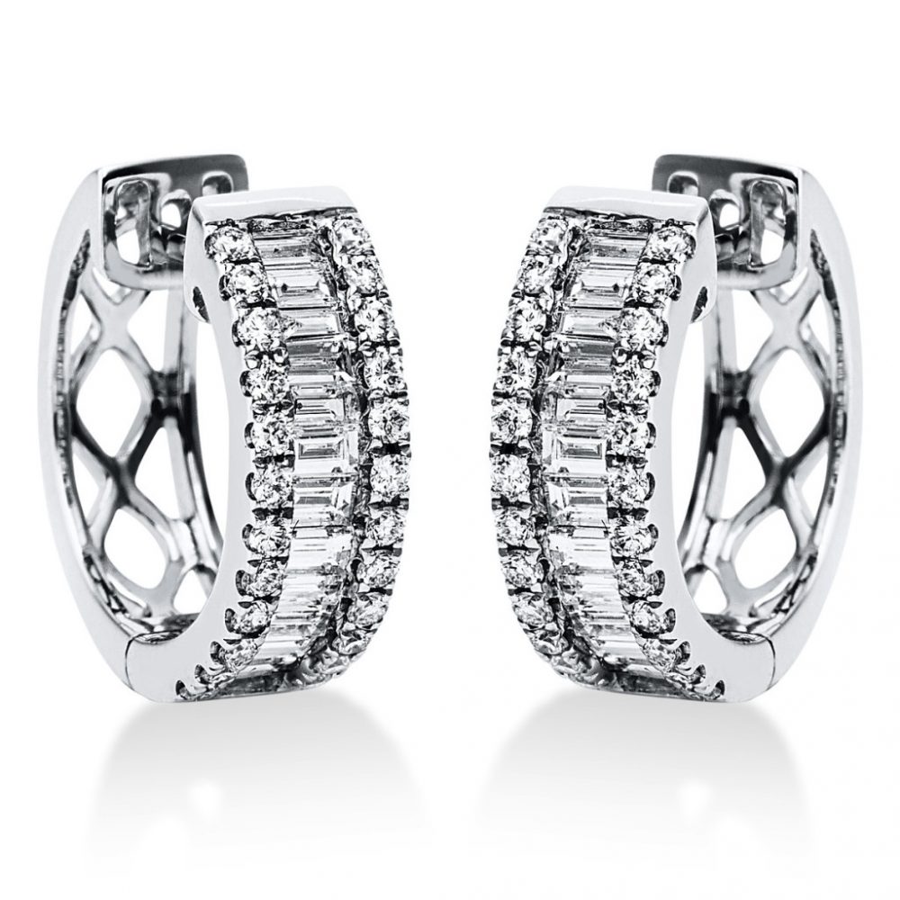 Whitegold Diamond Earrings