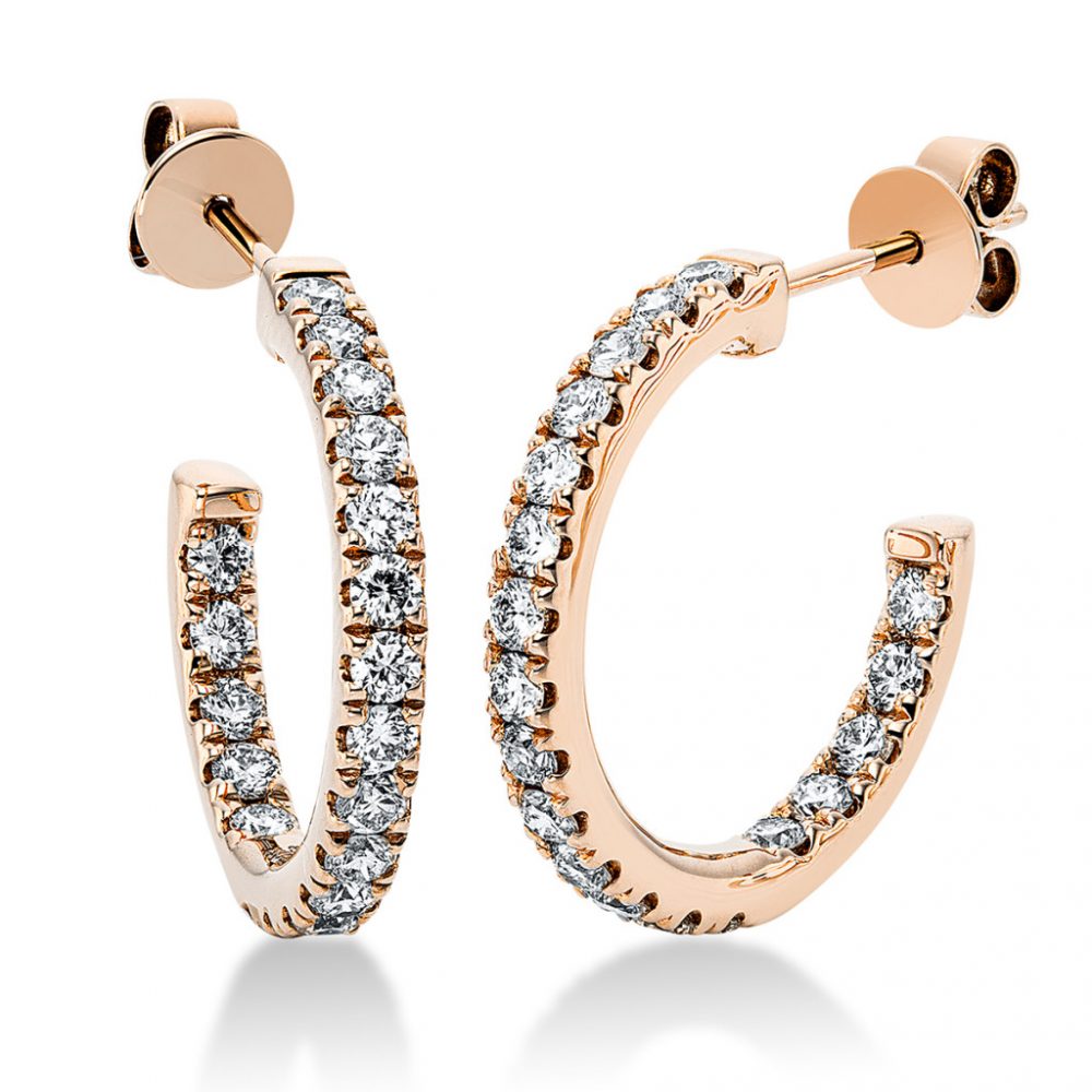 Redgold Diamond Earrings