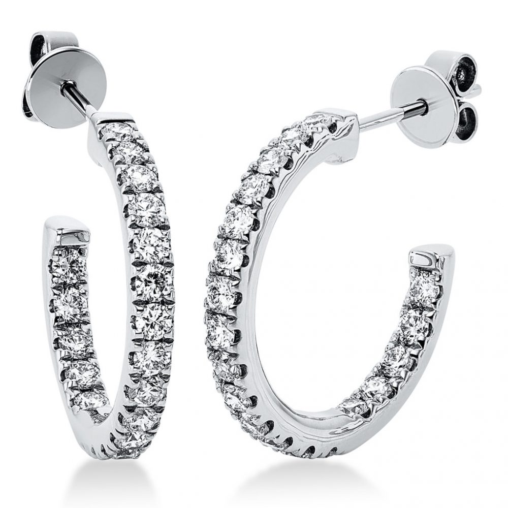 Whitegold Diamond Earrings