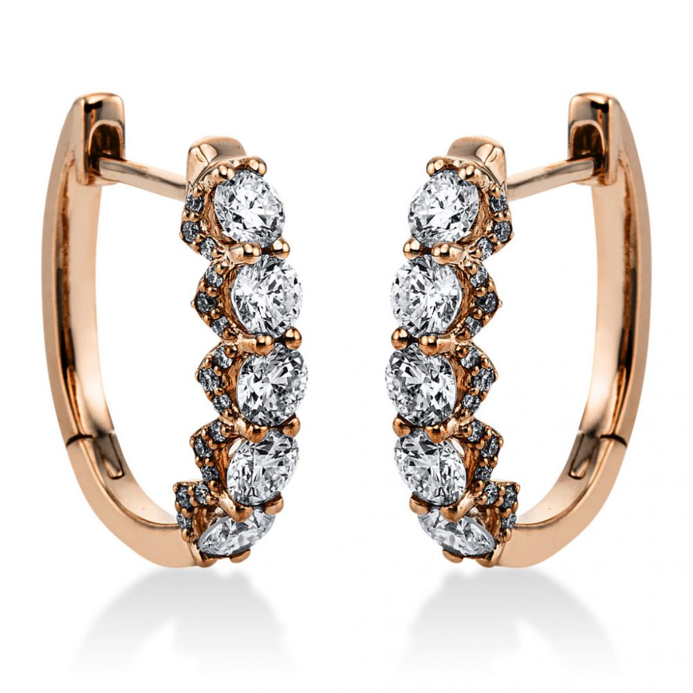 Redgold Diamond Earrings