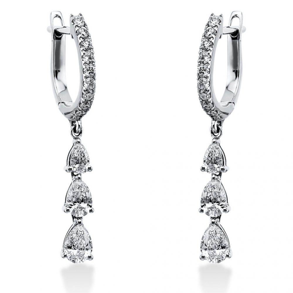 Whitegold Diamond Earrings