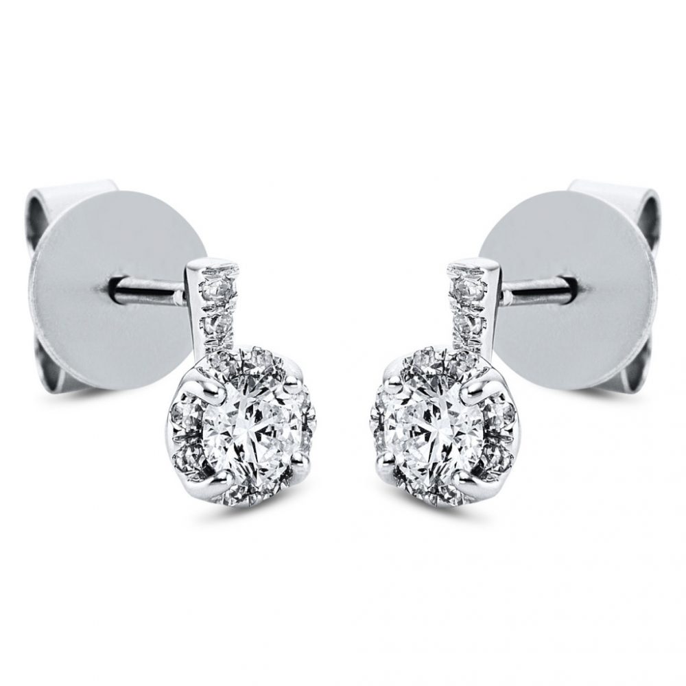 Whitegold Diamond Earrings