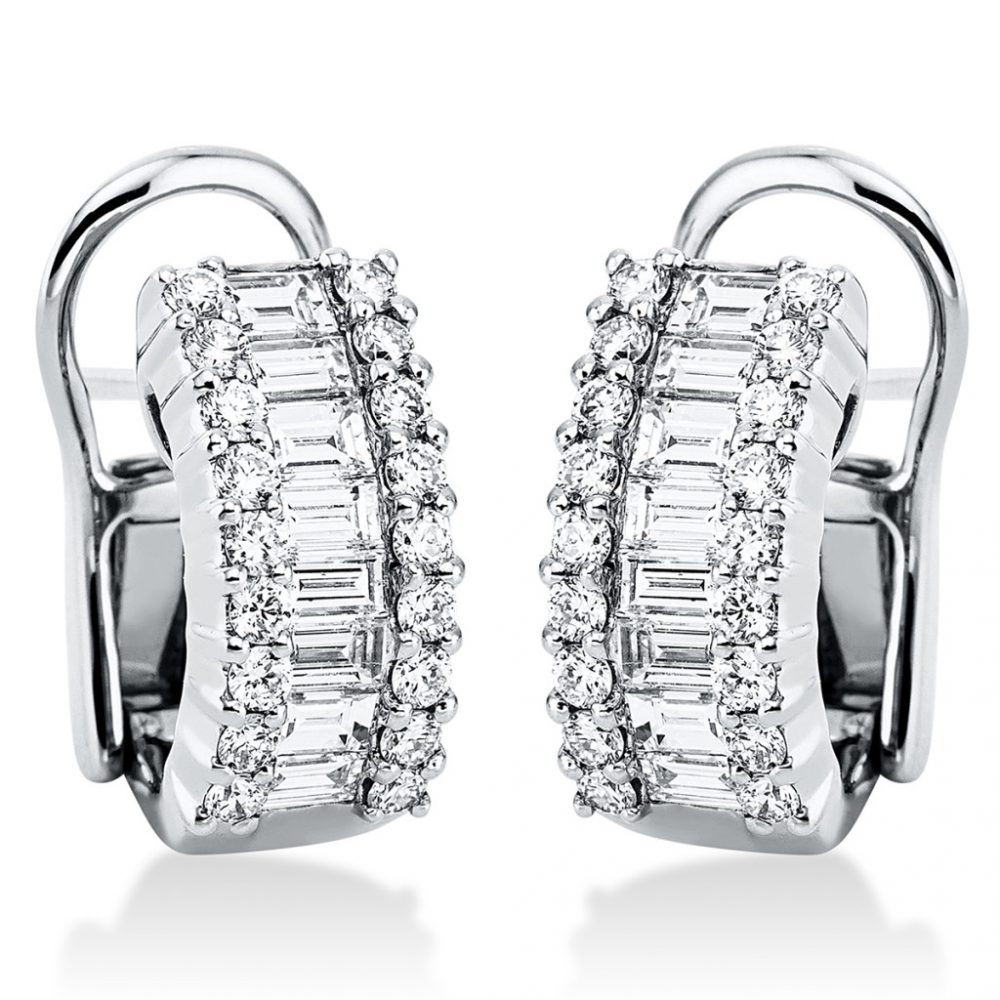 Whitegold Diamond Earrings