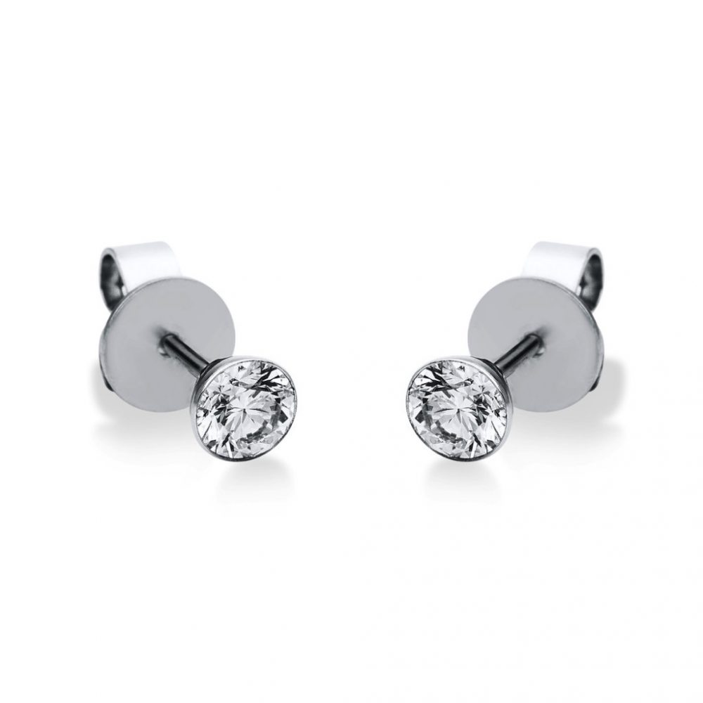 Whitegold Diamond Earrings