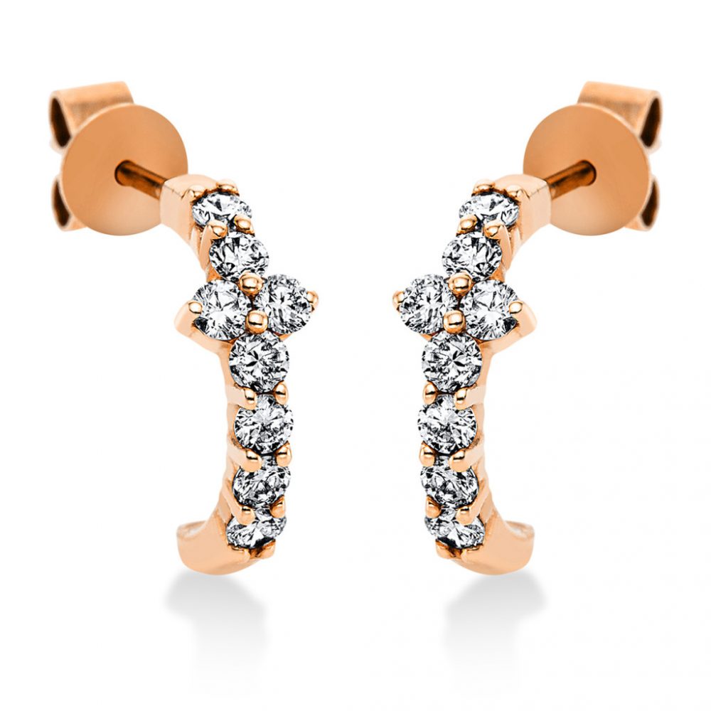 Redgold Diamond Earrings