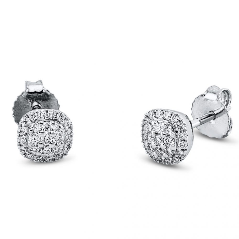 Whitegold Diamond Earrings