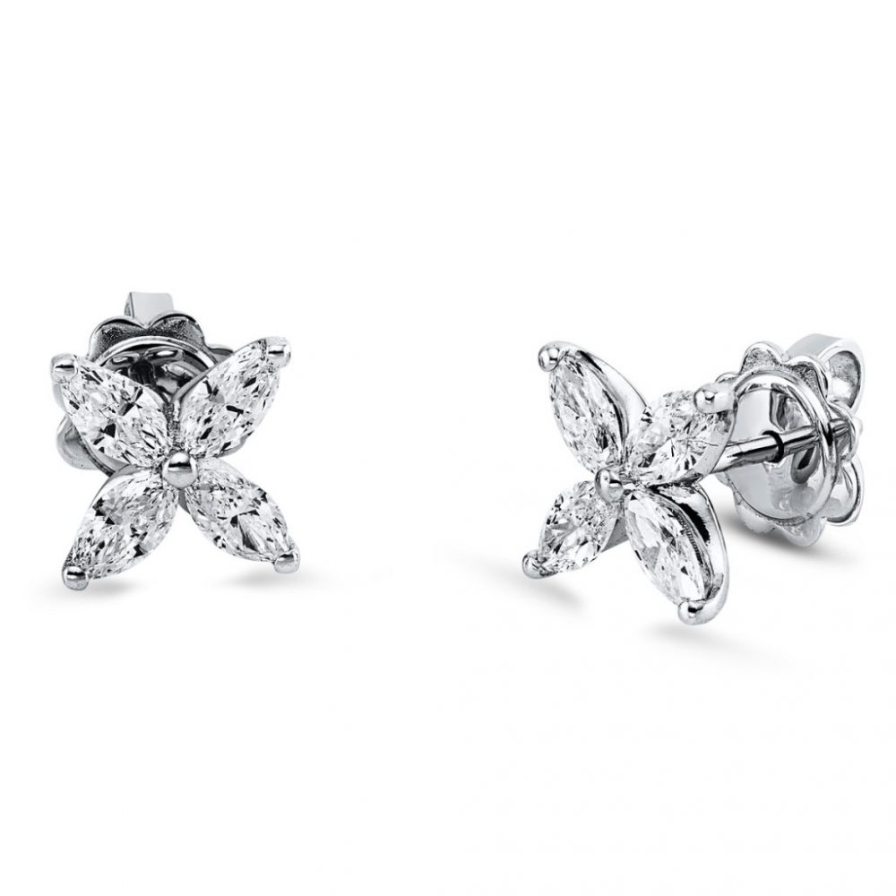 Whitegold Diamond Earrings