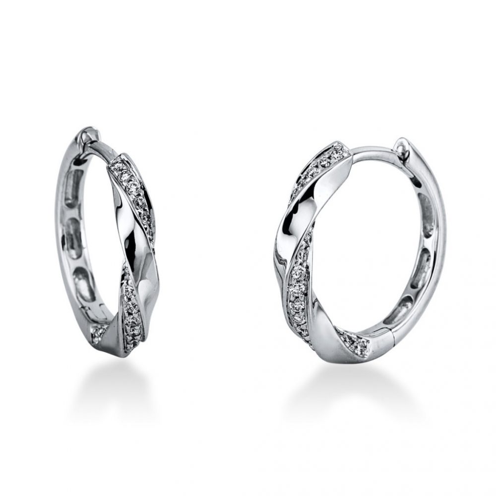 Whitegold Diamond Earrings