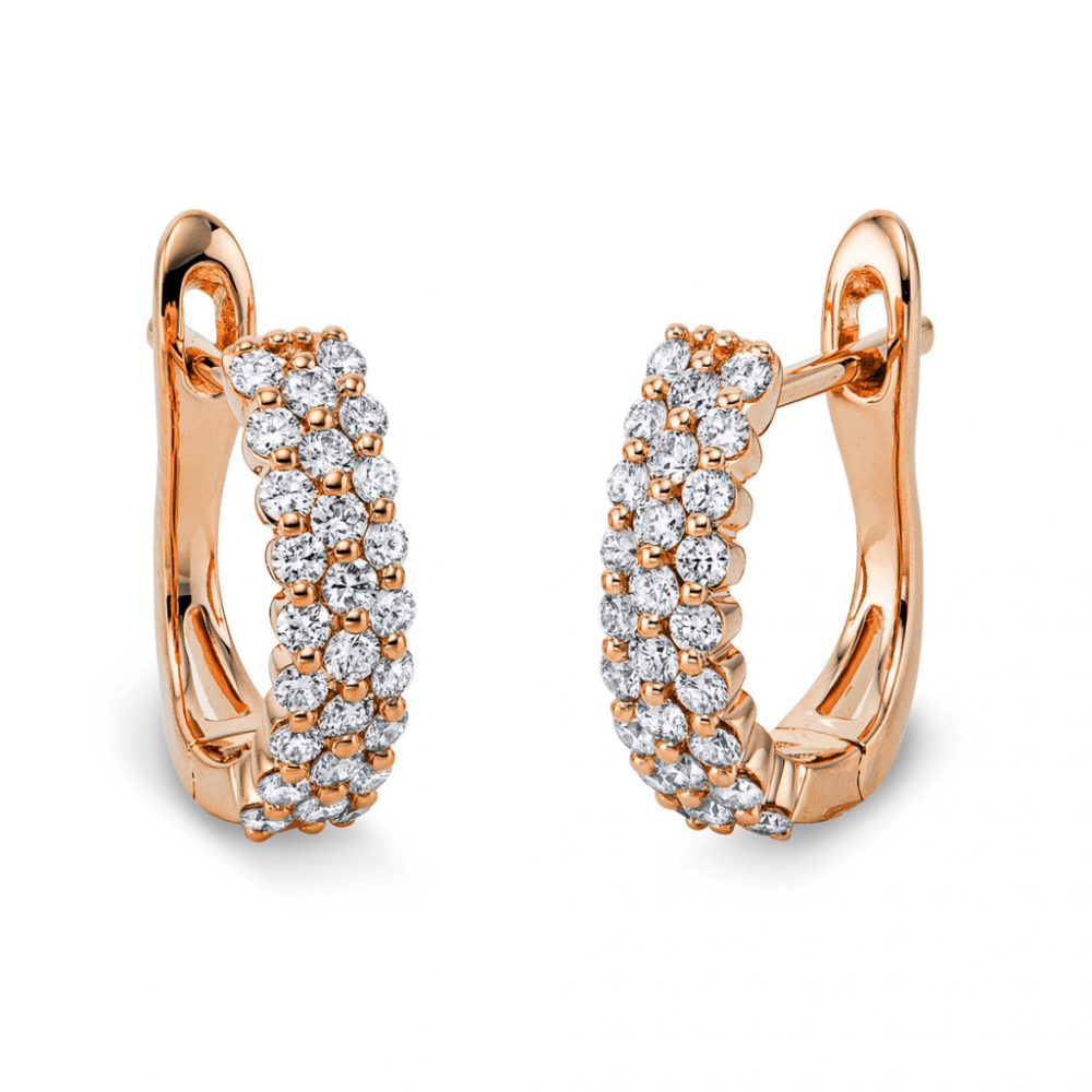 Redgold Diamond Earrings