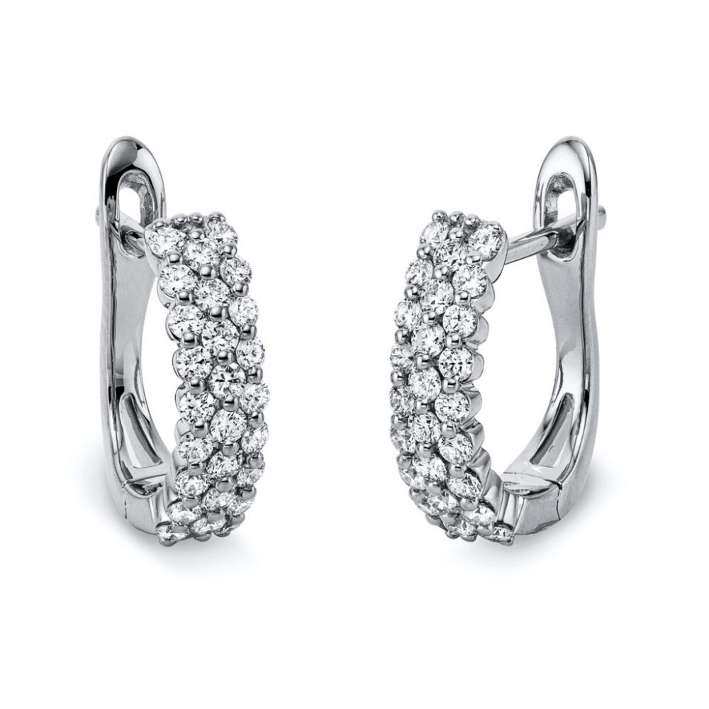 Whitegold Diamond Earrings