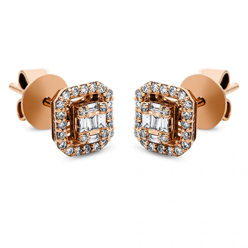 Redgold Diamond Earrings