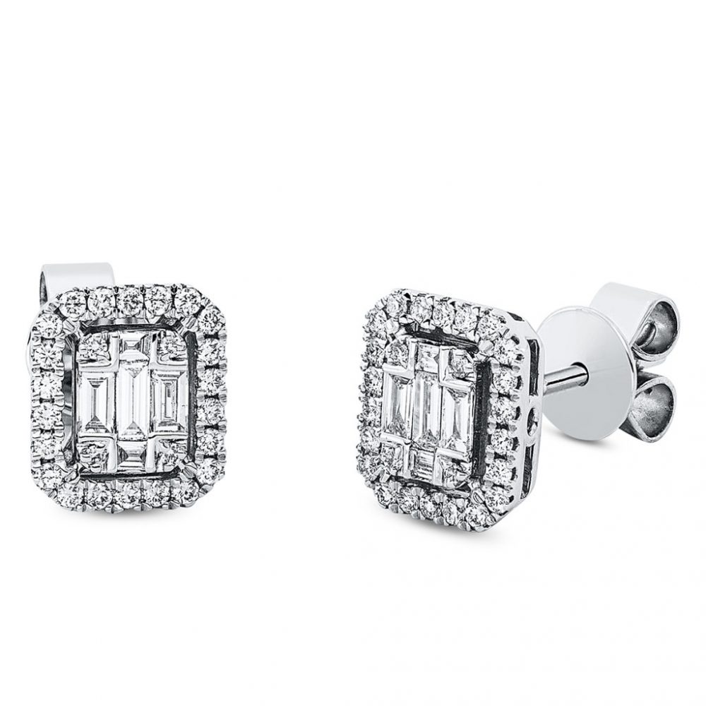 Whitegold Diamond Earrings