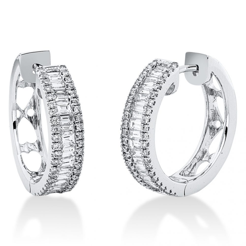 Whitegold Diamond Earrings