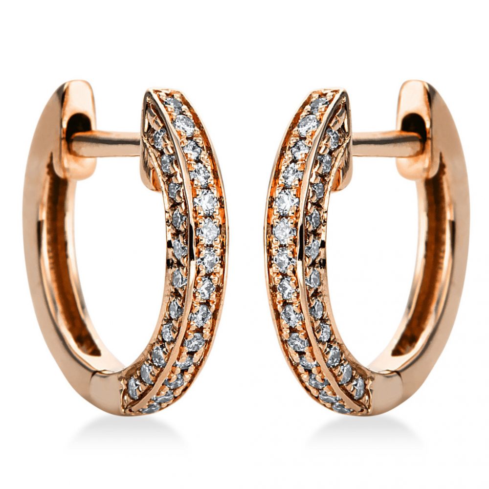 Redgold Diamond Earrings